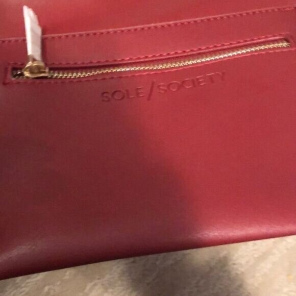 Sole Society Red Satchel - Picture 6 of 8